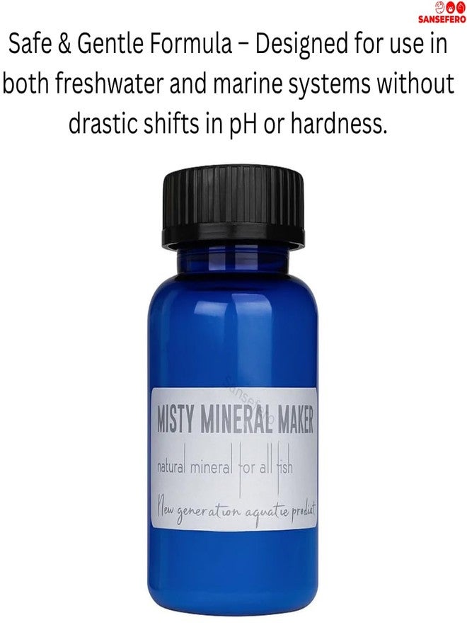 SANSEFERO مكمل سانسيفيرو وايلد ميستي مينيرال ميكر المعدني، مصمم لنمو صحي في أحواض السمك، تجنب نقص المعادن في الأسماك واللافقاريات (50 غرام). - Image 4